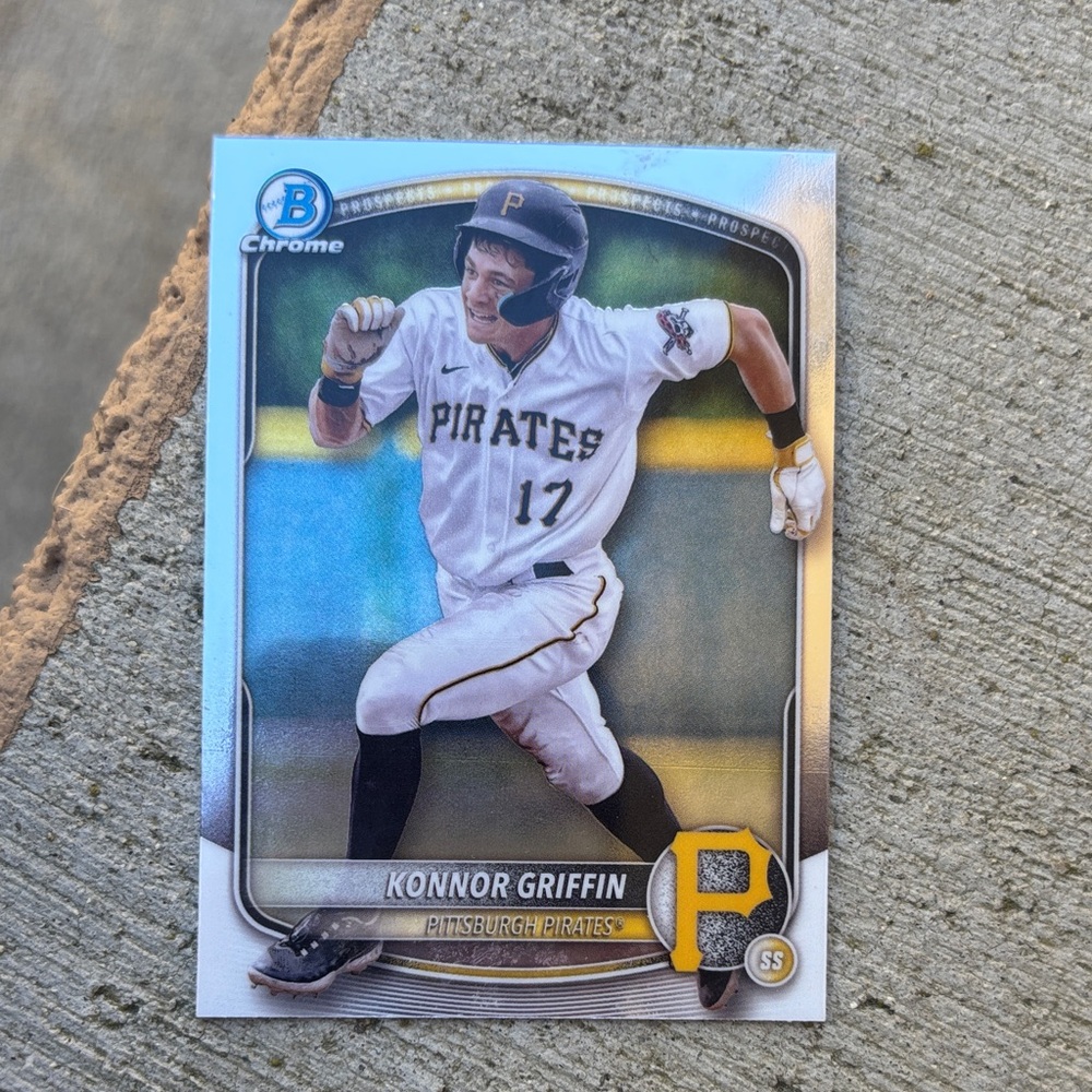 Bowman 2024 Chrome Konnor Griffin Pittsburgh Pirates BCP-86 Baseball Card